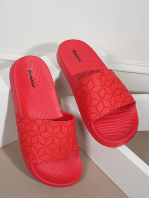 Roadster Men Slides(Red , 9)