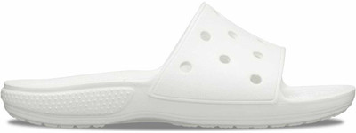 CROCS Men Classic Crocs Slide Slides(White , 8)