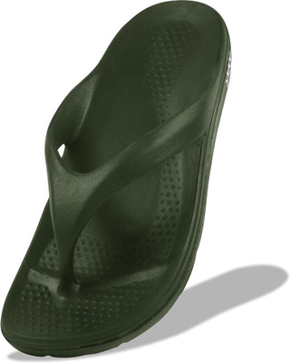 Wave Walker Women Flip Flops(Olive , 6)