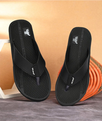 DR STTEP Men Orthopedic Slippers for Men Comfort Fit Soft Cushion Lightweight Slippers(Black , 8)