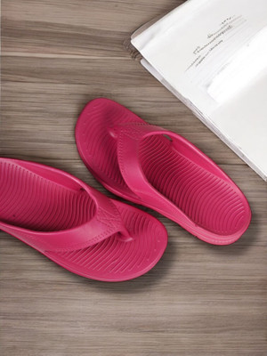 Lehar Women Soft and Comfortable Orthopedic Pain Relief Slippers(Maroon , 6)