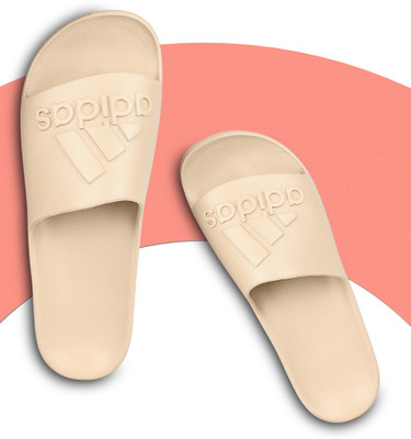 ADIDAS Men Slides(Beige , 9)
