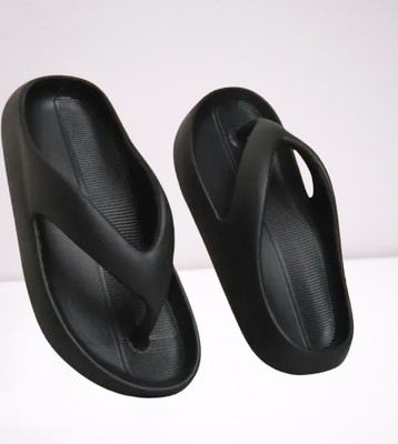 GARG INFINITY Men Slippers(Black , 9)