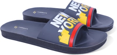 Fabbmate Men Flip Flops(Grey , 6)