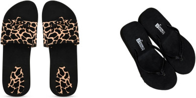 BOOMBEAUTY Women Slides(Multicolor , 7)