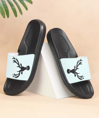 Footfit Men Slides(Blue , 10)