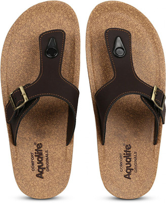 Aqualite Men Slippers(Beige , 6)