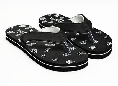 VAHMAH Women Slippers(Black , 6)