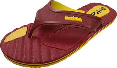 action Men Flip Flops(Maroon , 6)