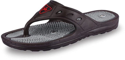 Viaan Men Slippers(Brown , 4)