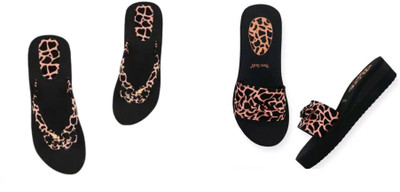 BOOMBEAUTY Women Slides(Multicolor , 4)
