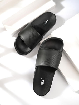 HRX by Hrithik Roshan Men Slides(Black , 11)