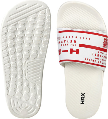 HRX by Hrithik Roshan Men Slippers(White , 10)