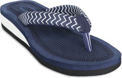 CIBEK Women Doctor step with Cibek comfortable extra soft daily wear women slipper Flip Flops(Blue , 4)