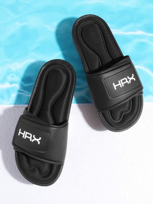 HRX by Hrithik Roshan Men Slides(Black , 10)