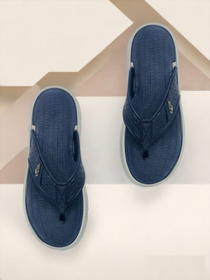 LANCER Men Flip Flops(Navy , 8)