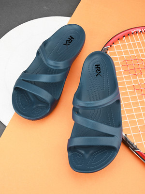 HRX by Hrithik Roshan Women Ultra-Lightweight & Flexible EVA Slip-On for All-Day Comfort Slides(Blue , 3)