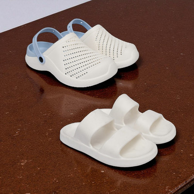 Acorn Men Slides(Blue, White , 6)