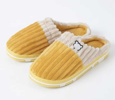 ONETARA Men Slides(Yellow , 4)