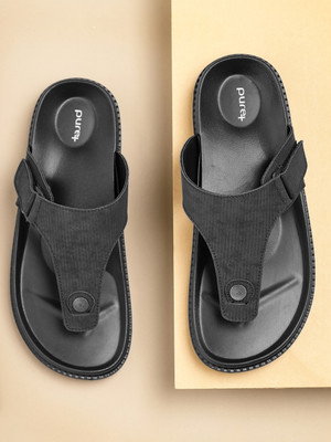 WELCOME Men Casual(Black , 7)