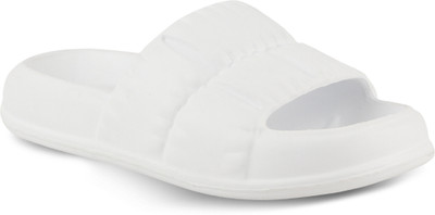 LNT FASHION Men Flip Flops(White , 8)