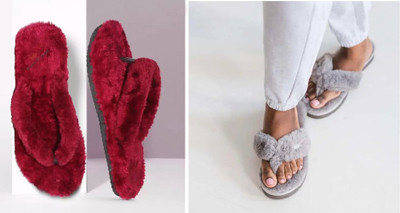 Sale YUG Women Flip Flops(Green, Grey , 6)