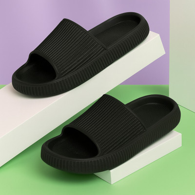 Aloveswalk Men Slides(Black , 10)