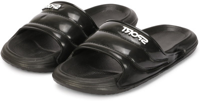 Orvax Men Slides(Black , 8)