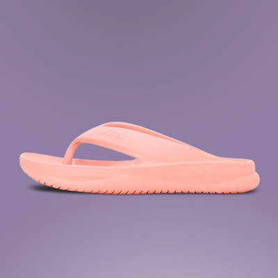 PUMA Women Wave Flip RES Slippers(Pink , 5)