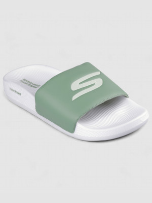 Skechers Men Slides(Green , 9)