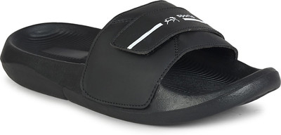 Shoe Mate Men Slides(Black , 8)