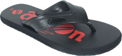 ACTION MILANO Men Slippers(Black , 9)