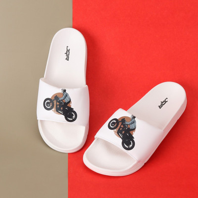 JQR Men Slides(White , 10)