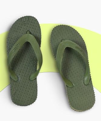 AJANTA Men Slippers(Green , 7)