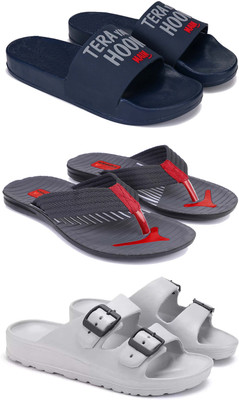 Pennen Men Slides(Grey , 9)