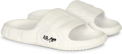 AIREXO Men Flip Flops(White , 7)