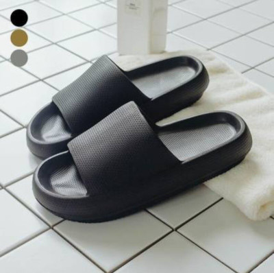 DAKU SHOES Men Flip Flops(Black , 8)