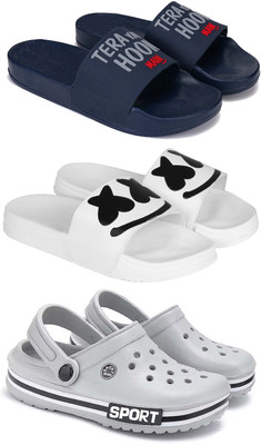 Pennen Men Slides(Grey , 6)