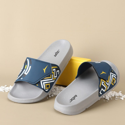 JQR Men Slides(Grey , 6)