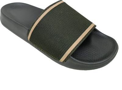 Ovee Men Slides(Olive , 10)