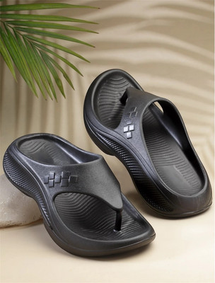 LNT FASHION Men Slides(Black , 9)