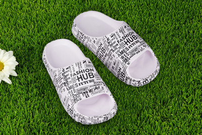 Mochites Men Slides(White , 6)