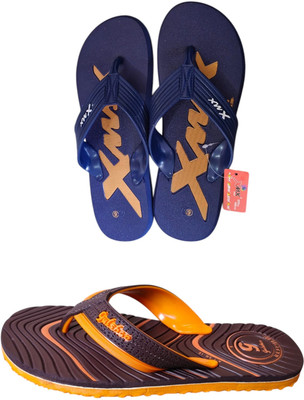 DEEPAKTRADERS Men Slippers(Blue, Brown , 9)