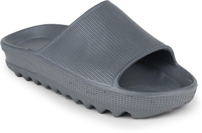 Greentech Men Slides(Grey , 6)