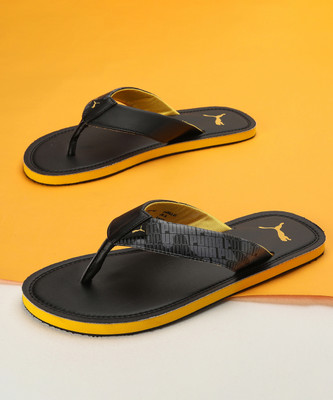 PUMA Men Flip Flops(Black , 6)