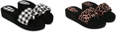 BOOMBEAUTY Women Slides(Multicolor , 6)