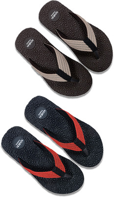 Kixrun Men Flip Flops(Multicolor , 5)