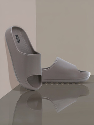 DOCTOR EXTRA SOFT Women Classic Ultra Soft,Cushion FootBed Comfortable&LightWeight Waterproof Slides(Grey , 5)