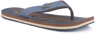 Sparx Men Flip Flops(Brown , 8)