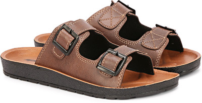 Genial Men Slides(Brown , 6)